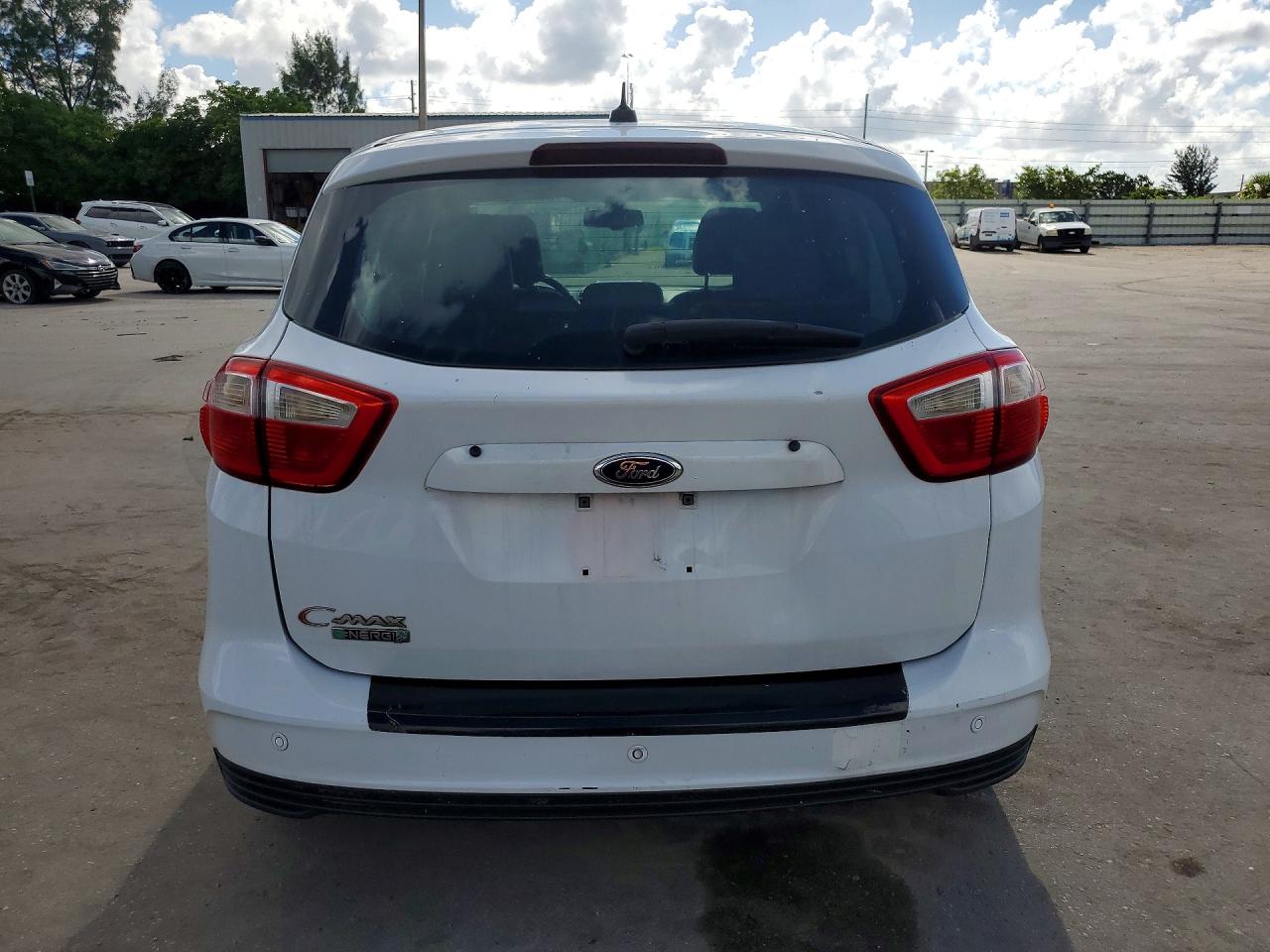2013 Ford C-max Premium White vin: 1FADP5CU5DL521704