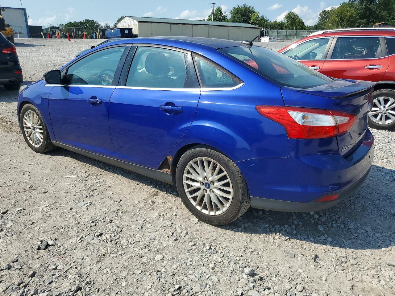 2014 Ford Focus Titanium Blue vin: 1FADP3J27EL232444