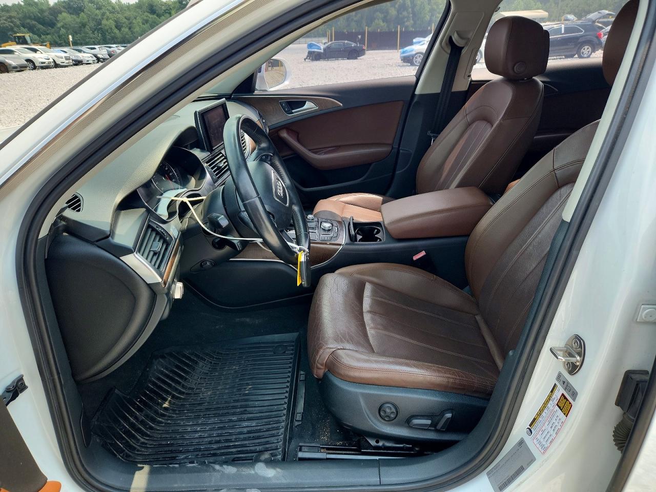 2014 Audi A6 Prestige White vin: WAUHMAFC1EN149667