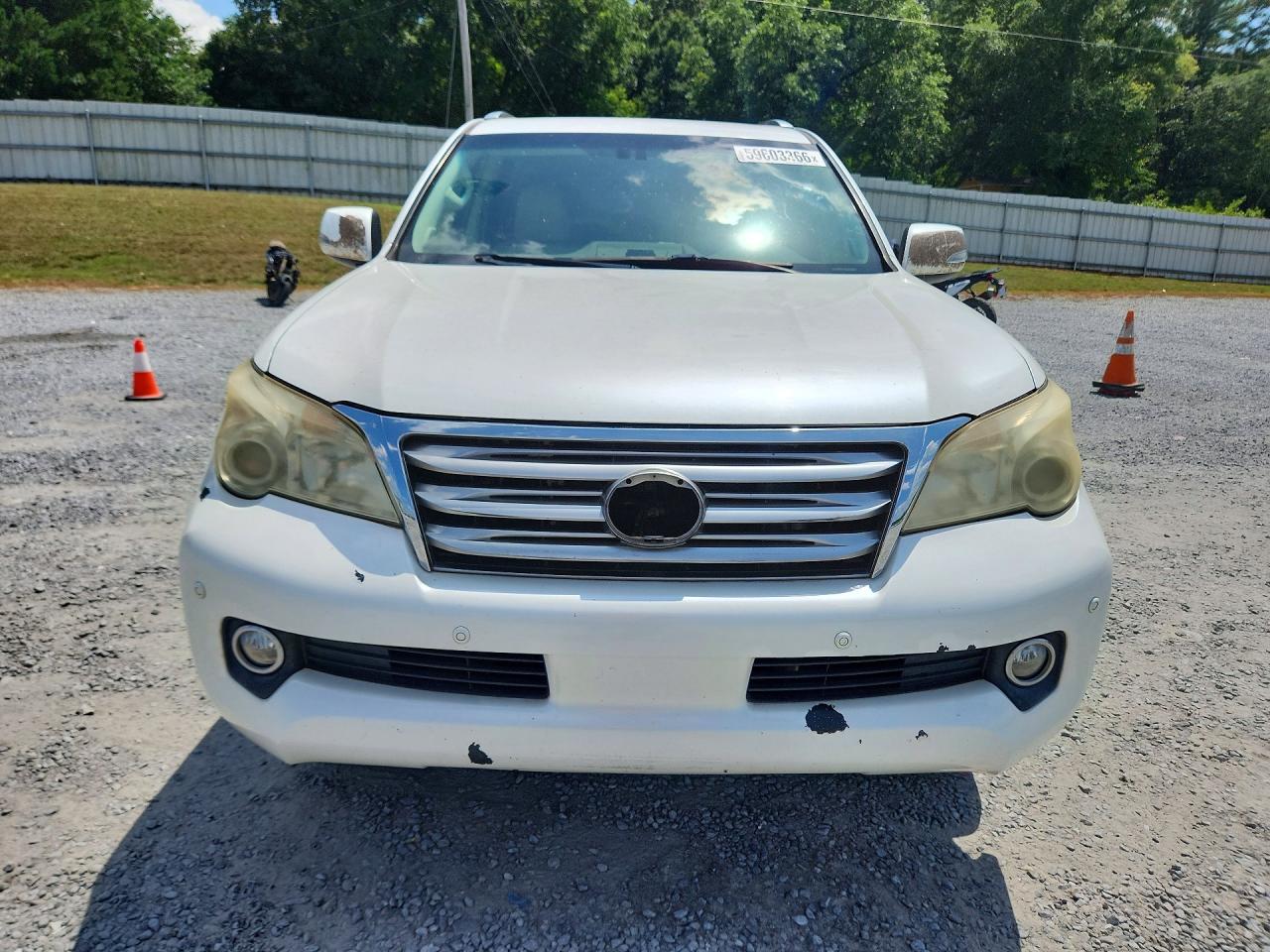 2012 Lexus Gx 460 White vin: JTJBM7FX8C5037828