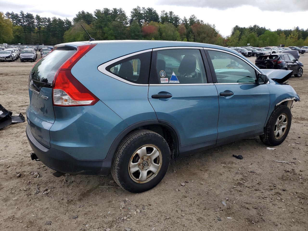 2014 Honda Cr-v Lx Синий vin: 2HKRM4H37EH605595