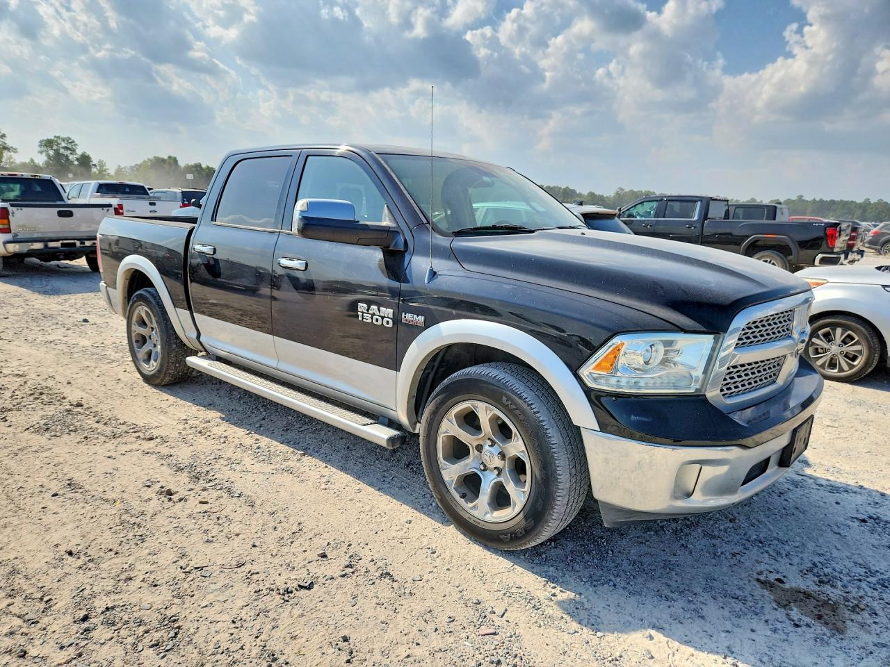 2013 Ram 1500 Laramie Black vin: 1C6RR6NT6DS629279