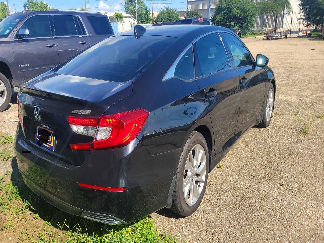 2019 Honda Accord Lx Black vin: 1HGCV1F15KA045082