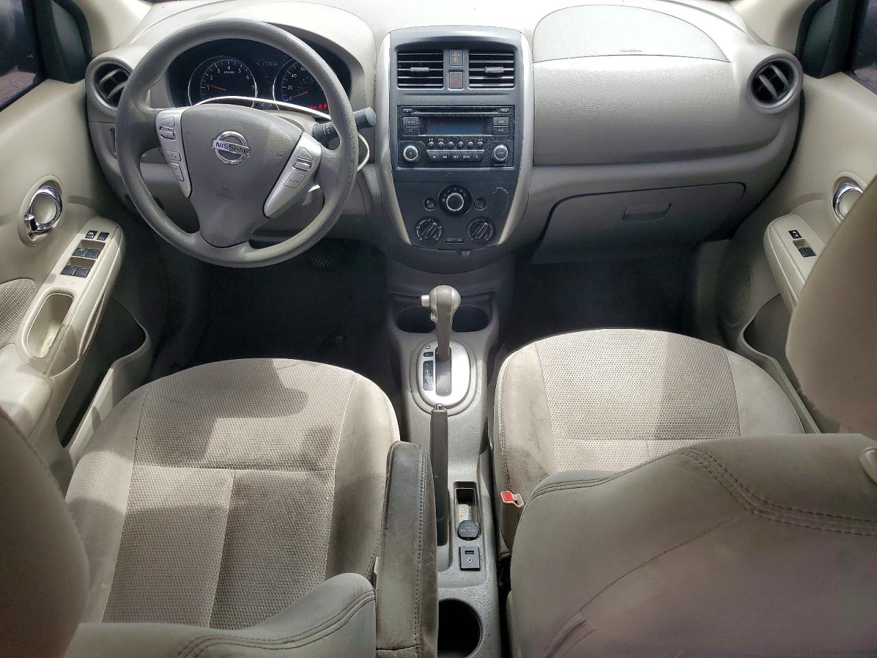 2015 Nissan Versa 1.6 Sv Gray vin: 3N1CN7AP9FL804234