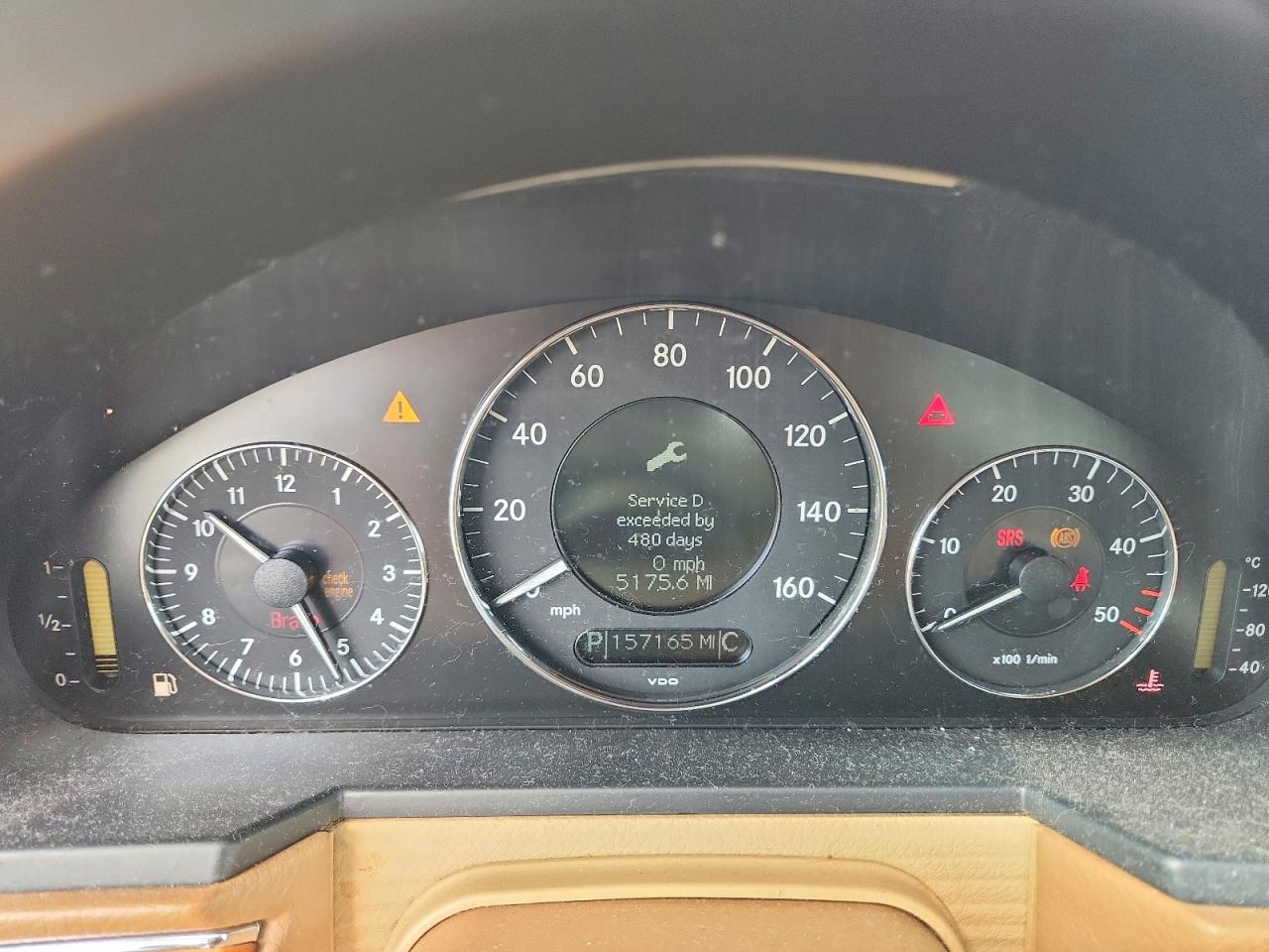 2007 Mercedes-benz E 320 Cdi Tan vin: WDBUF22X97B046686