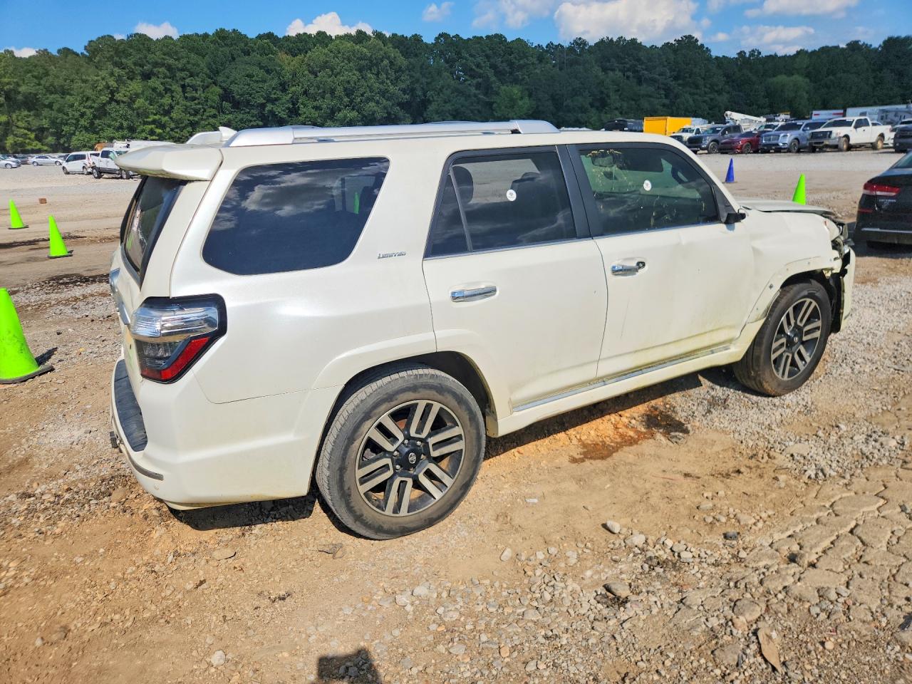 2014 Toyota 4runner Limited White vin: JTEZU5JR6E5073188