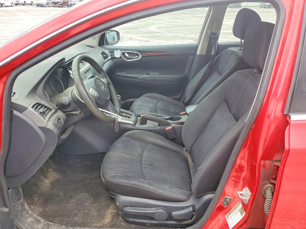 2017 Nissan Sentra Sv Red vin: 3N1AB7AP7HL669967