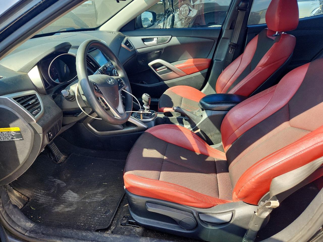 2013 Hyundai Veloster Base Черный vin: KMHTC6AD9DU146299