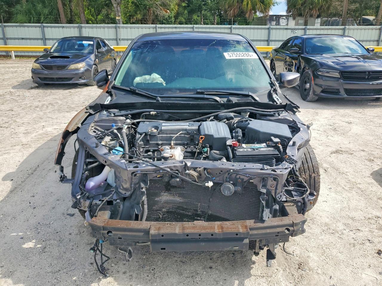 2013 Honda Accord Sport Gray vin: 1HGCR2F50DA257047
