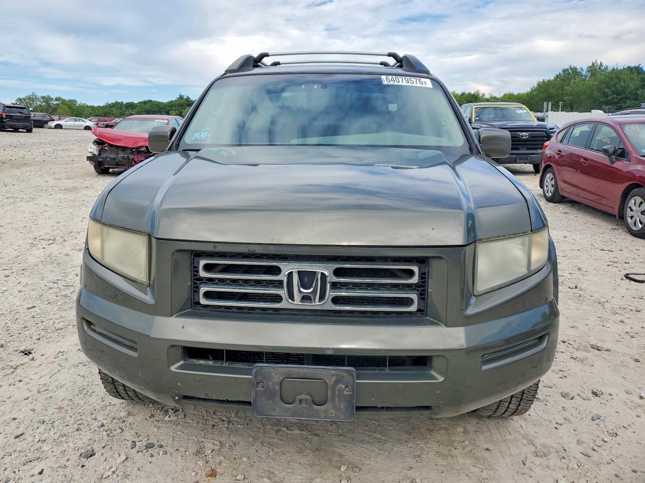 2006 Honda Ridgeline Rts Green vin: 2HJYK16456H546550
