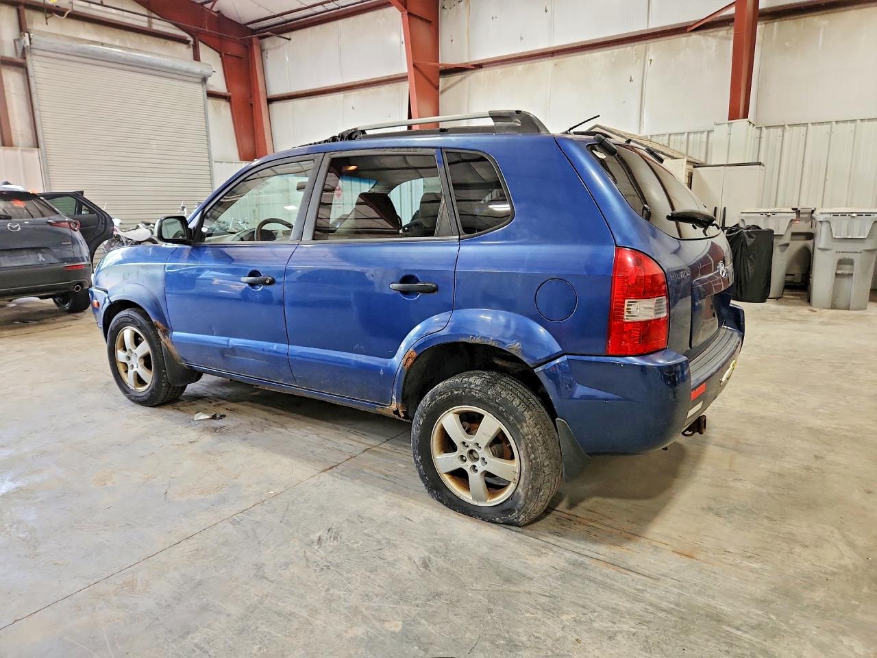 2007 Hyundai Tucson Gls Blue vin: KM8JM12B97U555041
