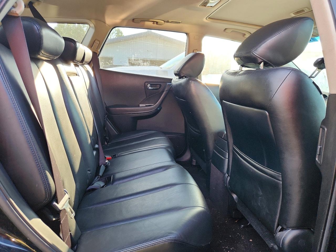2006 Nissan Murano S Black vin: JN8AZ08W06W528506