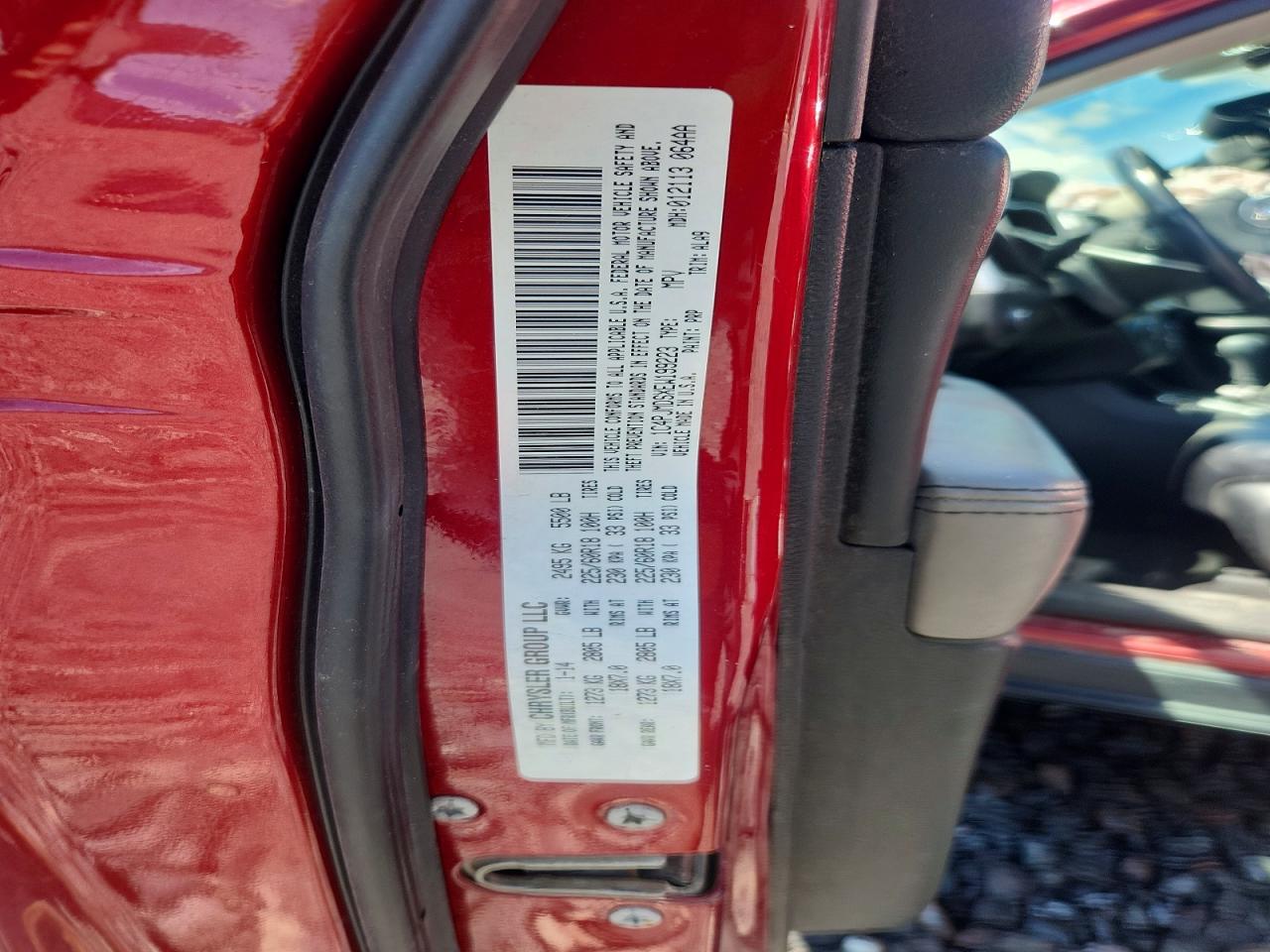 2014 Jeep Cherokee Limited Red vin: 1C4PJMDSXEW199223