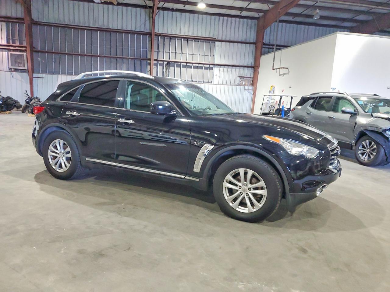 2014 Infiniti Qx70 Base Black vin: JN8CS1MW8EM411033