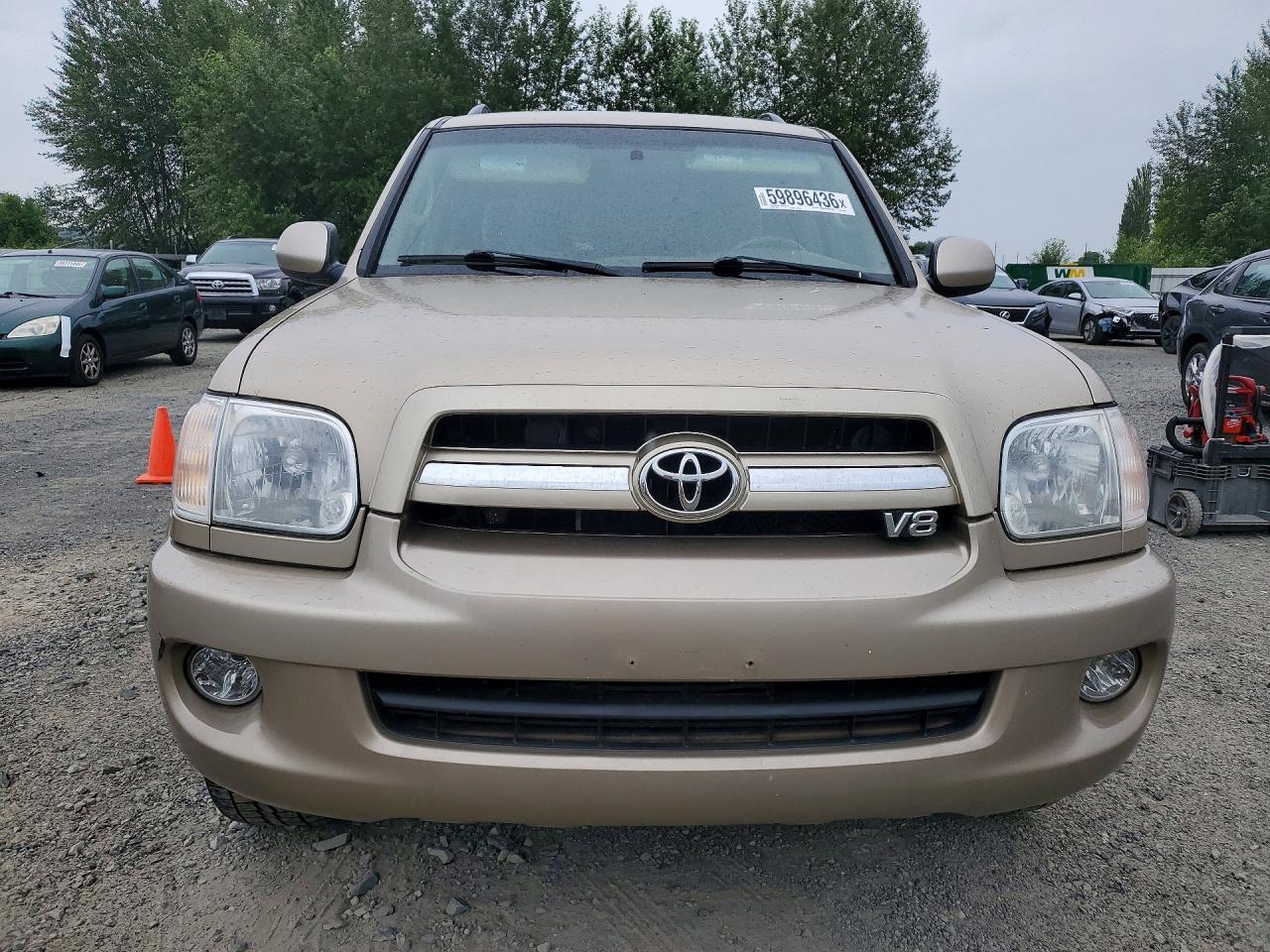 2006 Toyota Sequoia Sr5 Gold vin: 5TDBT44A26S264546