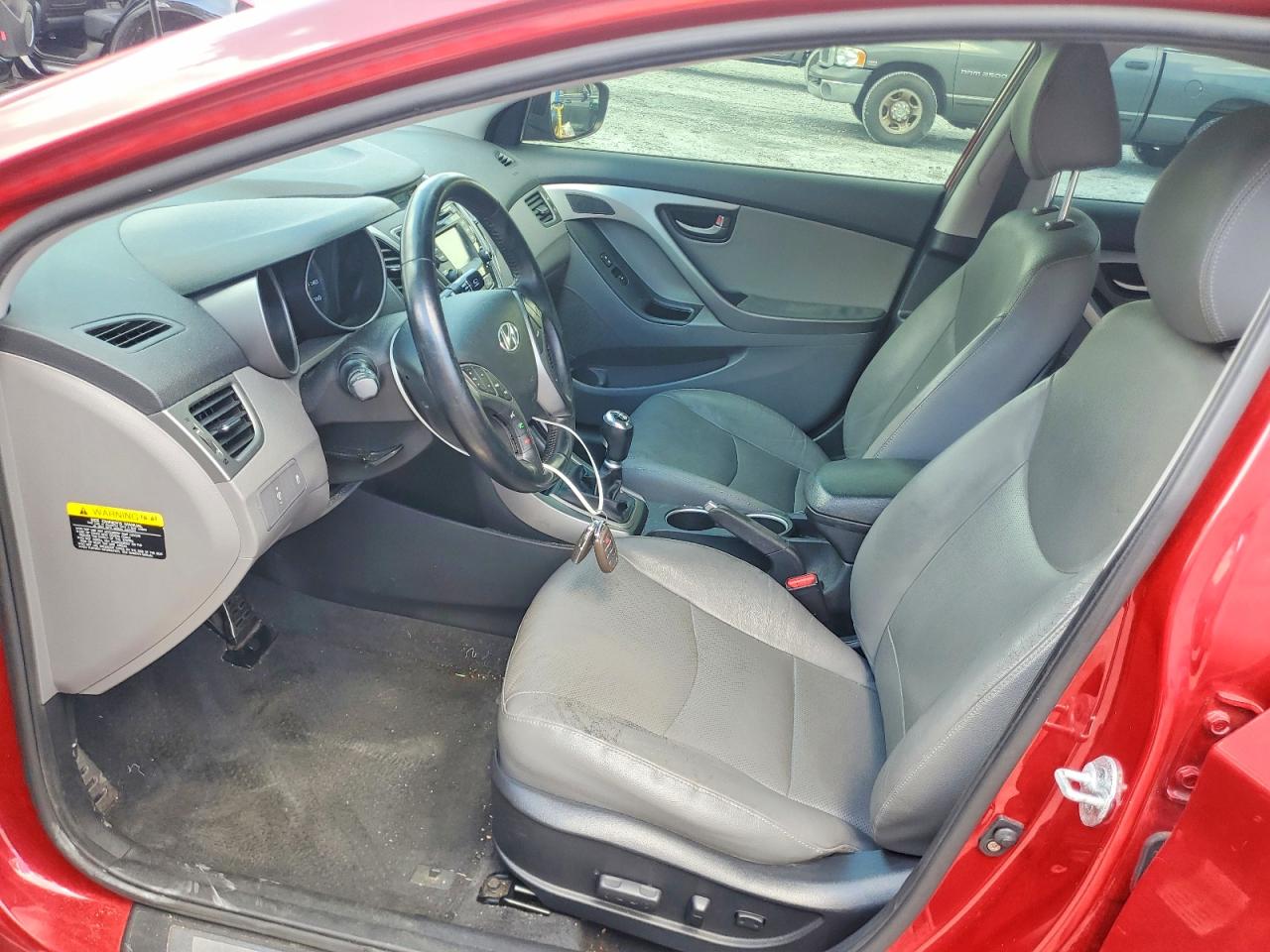 2014 Hyundai Elantra Sport Red vin: KMHDH4AH9EU174313