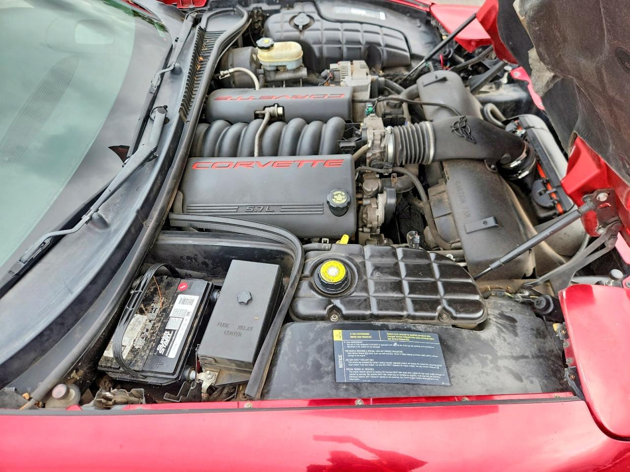 2001 Chevrolet Corvette Красный vin: 1G1YY22GX15118782