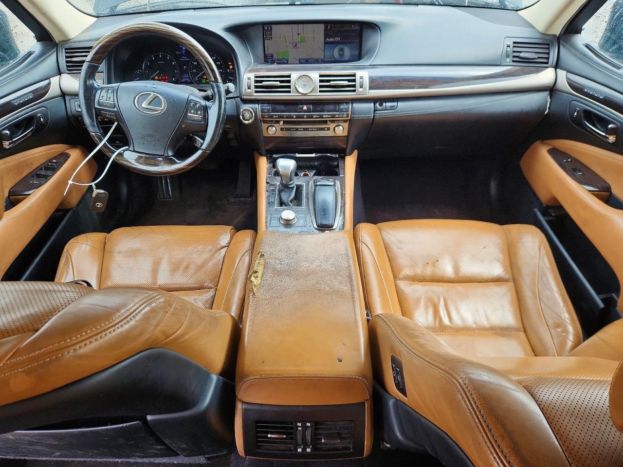 2014 Lexus Ls 460 Черный vin: JTHCL5EF9E5022098