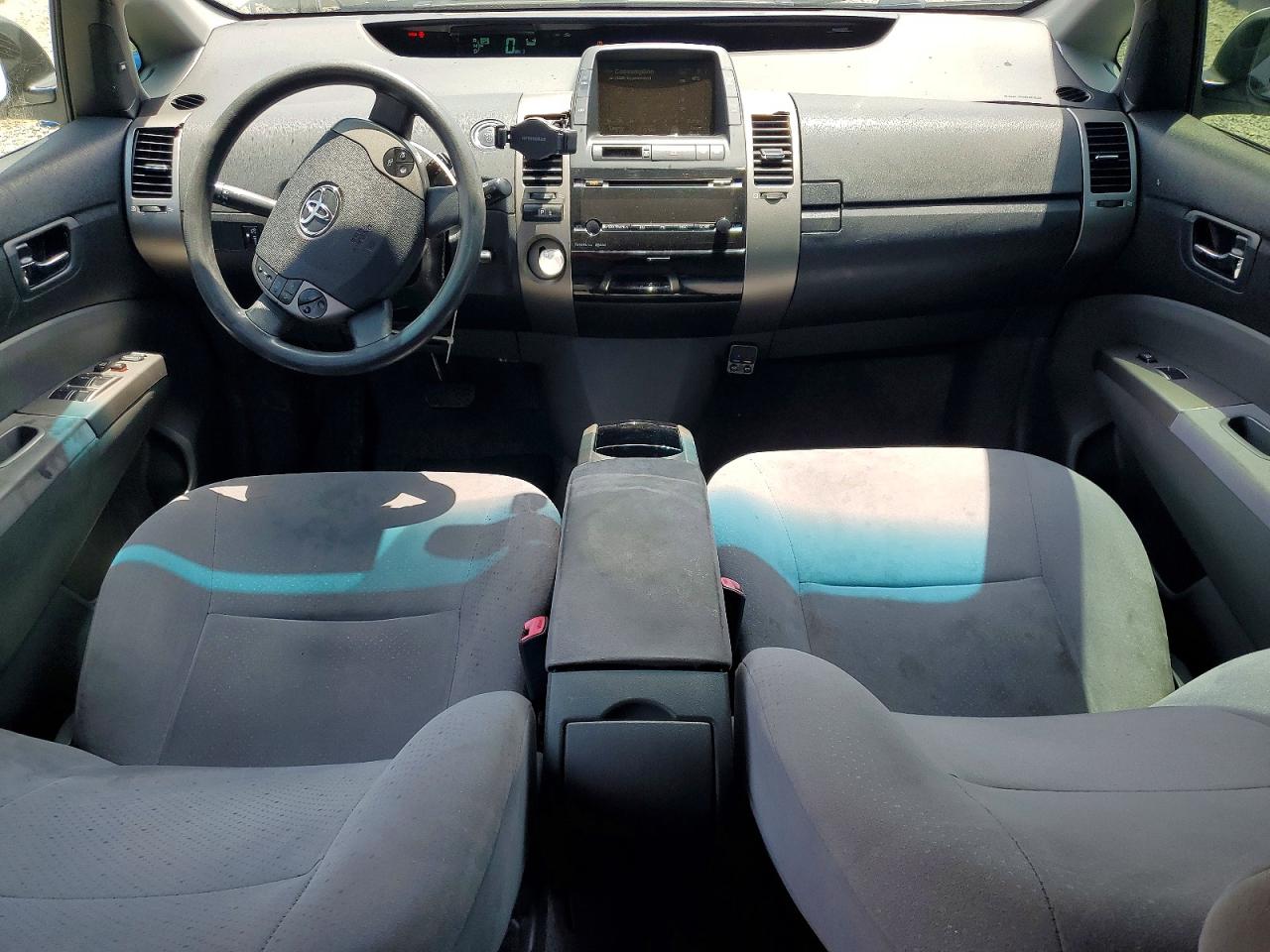 2009 Toyota Prius Base White vin: JTDKB20U897819716
