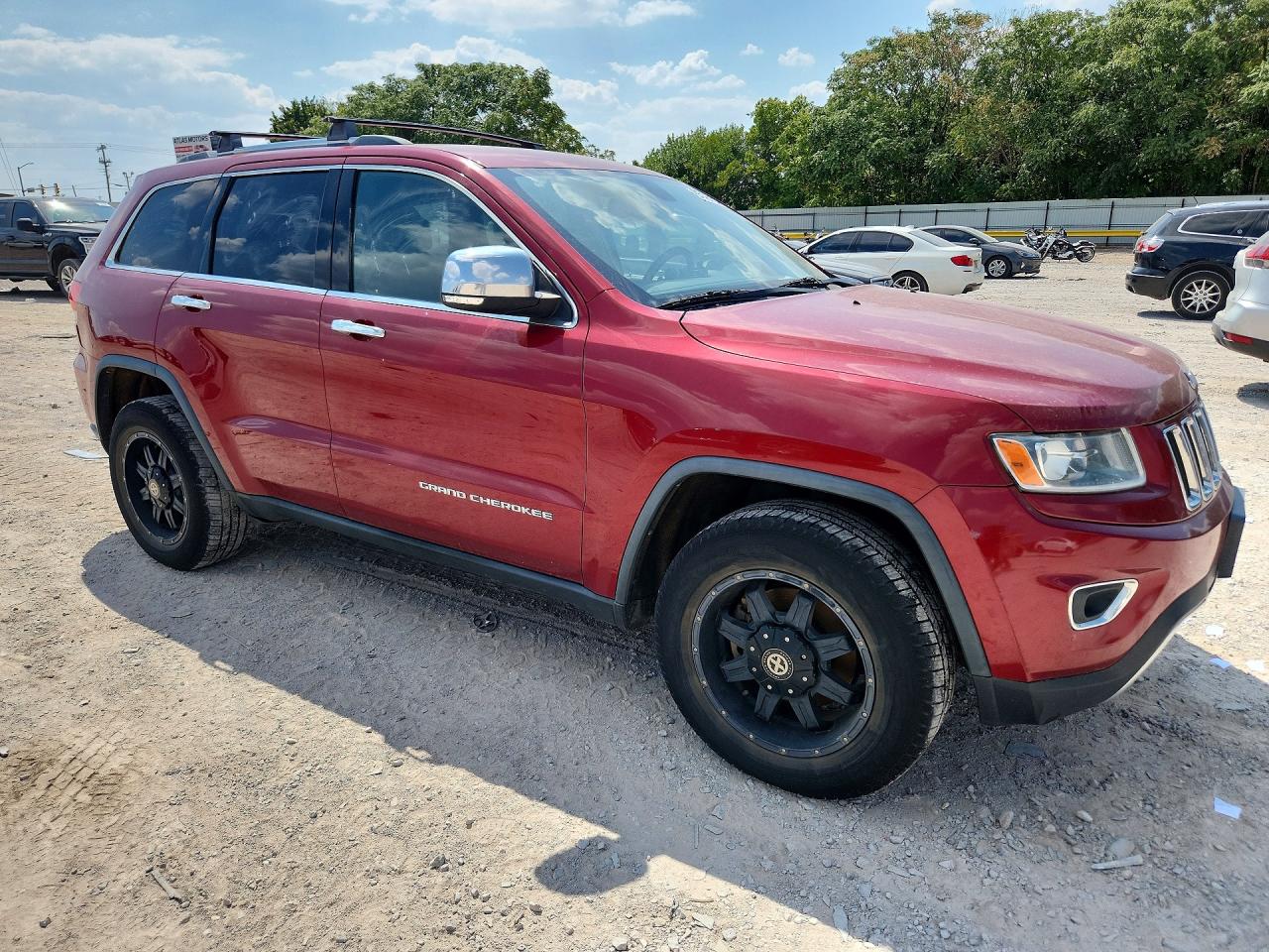 2014 Jeep Grand Cherokee Limited Red vin: 1C4RJFBG4EC355874