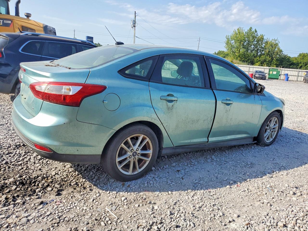 2012 Ford Focus Se Green vin: 1FAHP3F26CL122153
