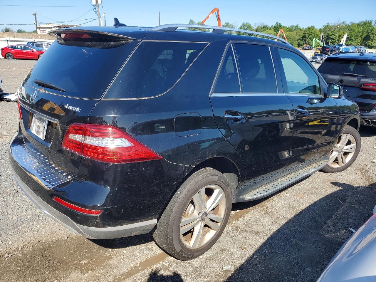 2014 Mercedes-benz Ml 350 4matic Black vin: 4JGDA5HB6EA274804