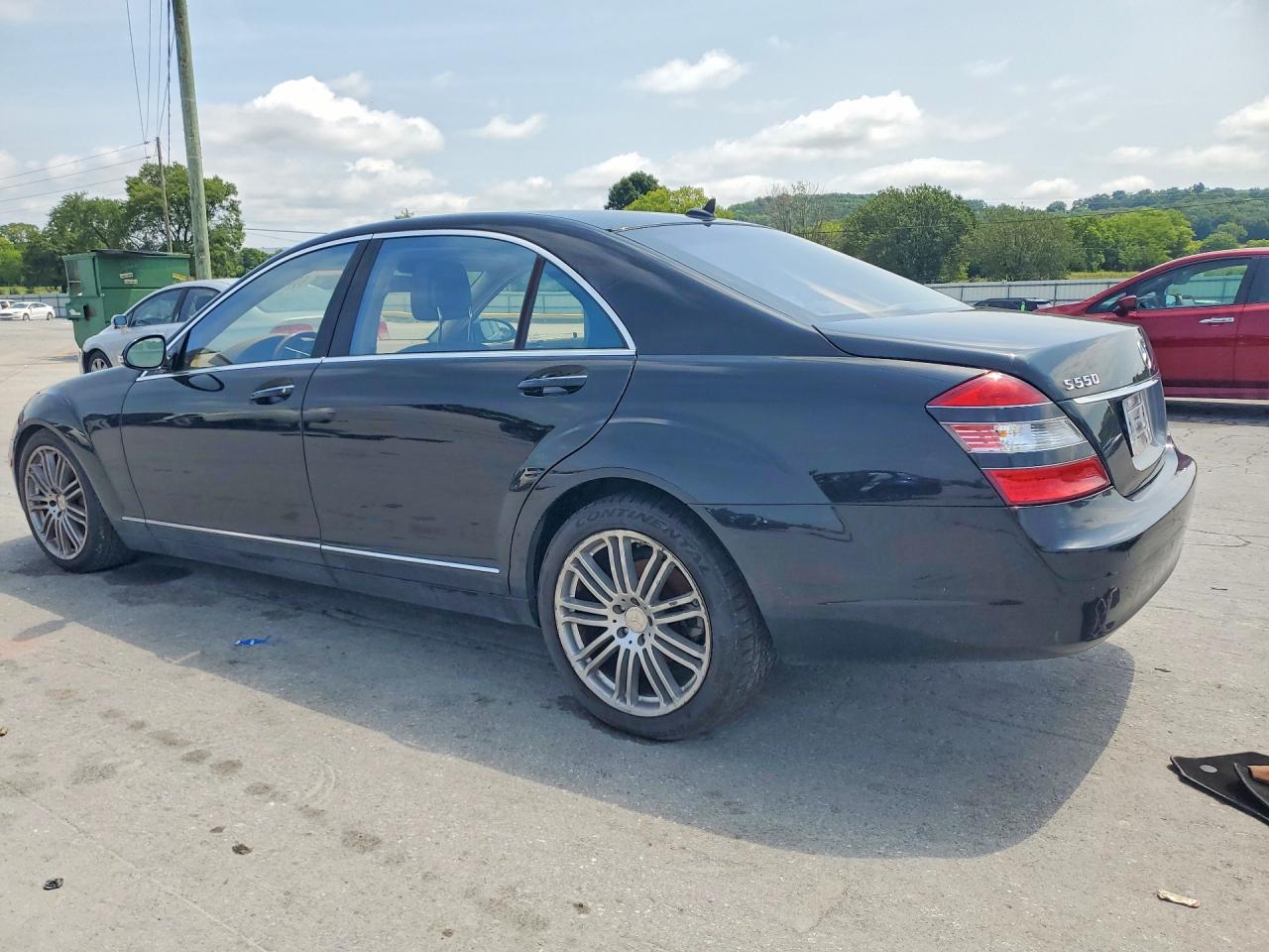 2008 Mercedes-benz S 550 Black vin: WDDNG71X38A211274