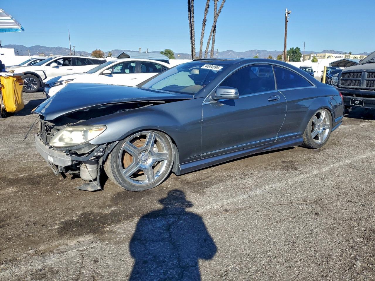 2010 Mercedes-benz Cl 550 4matic Gray vin: WDDEJ8GB8AA023634