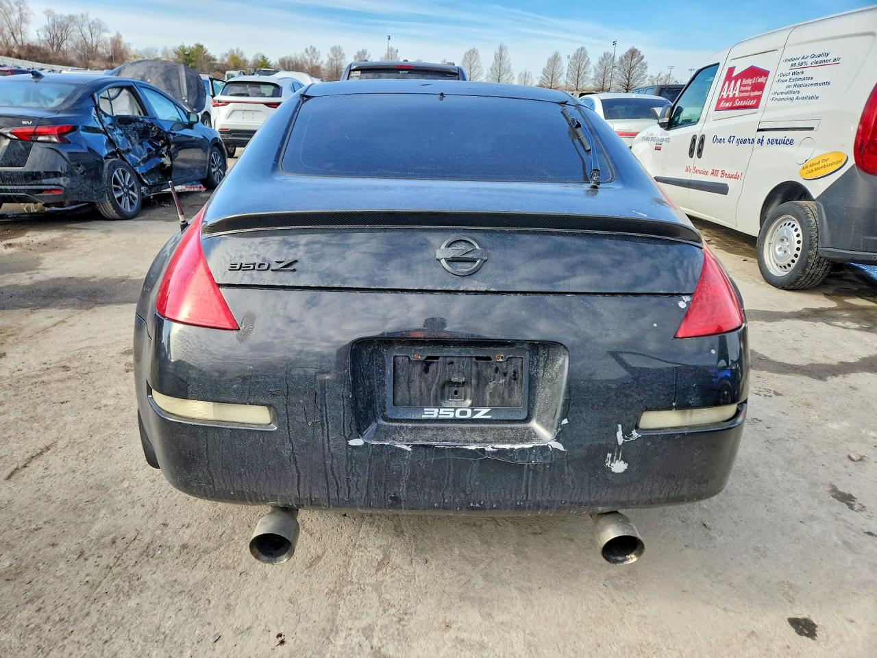 2005 Nissan 350z Coupe Black vin: JN1AZ34D25M607299