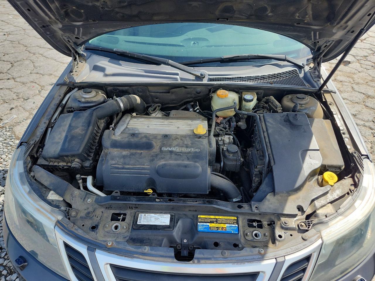 2010 Saab 9-3 2.0t Gray vin: YS3FA4CYXA1610797