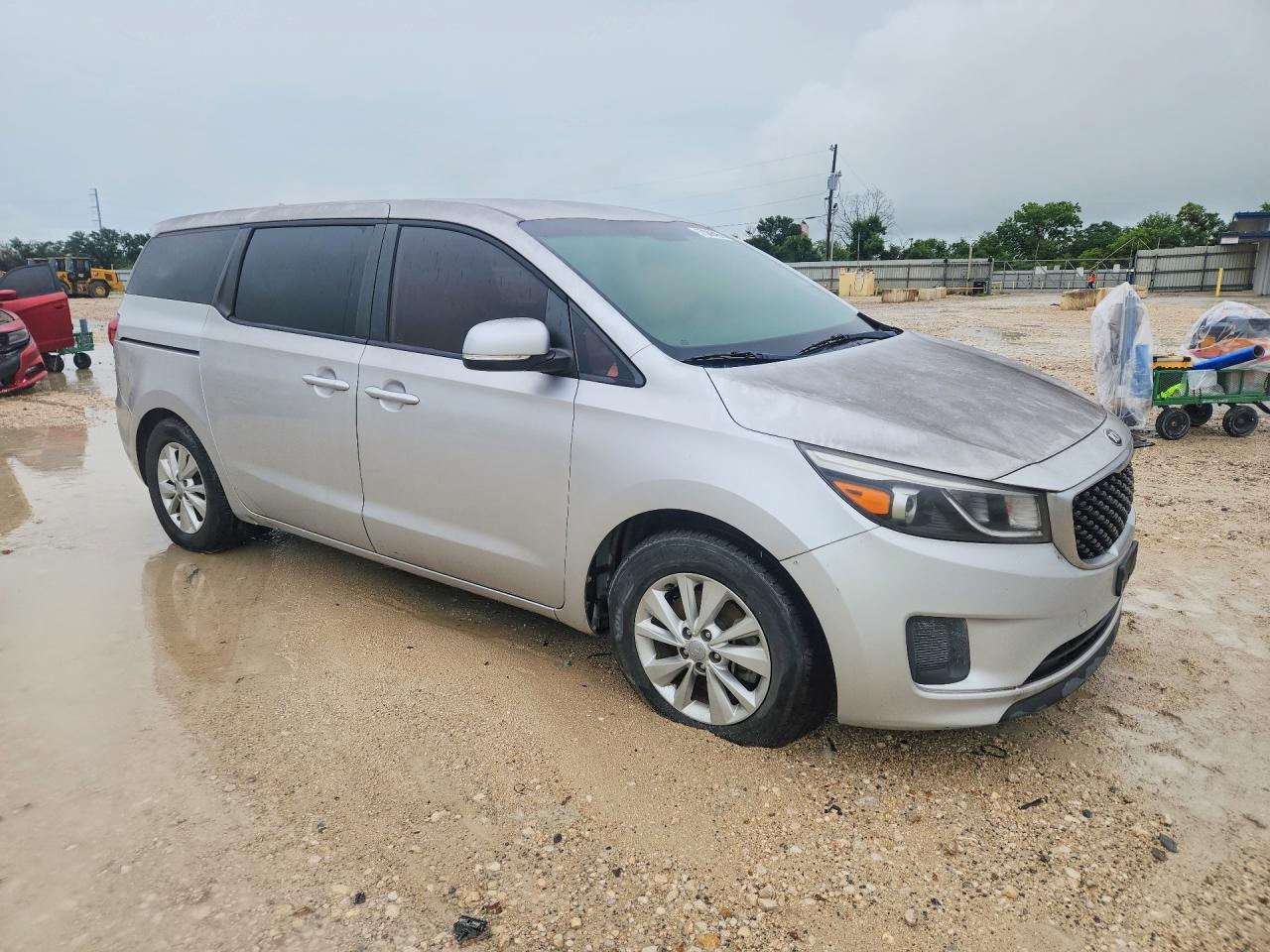 2017 Kia Sedona Lx Silver vin: KNDMB5C17H6231340