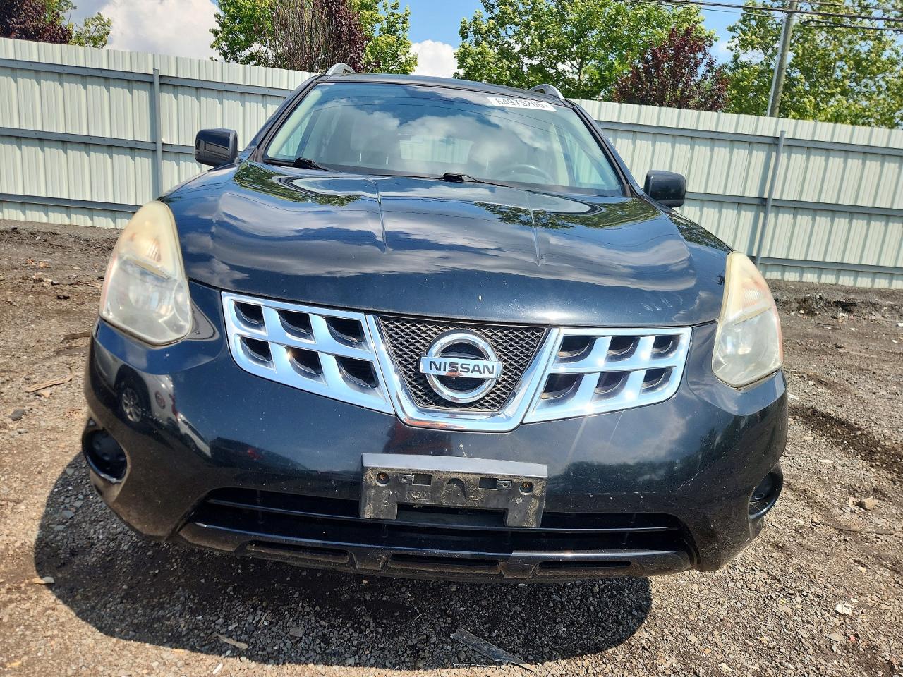 2011 Nissan Rogue S Черный vin: JN8AS5MV1BW668735