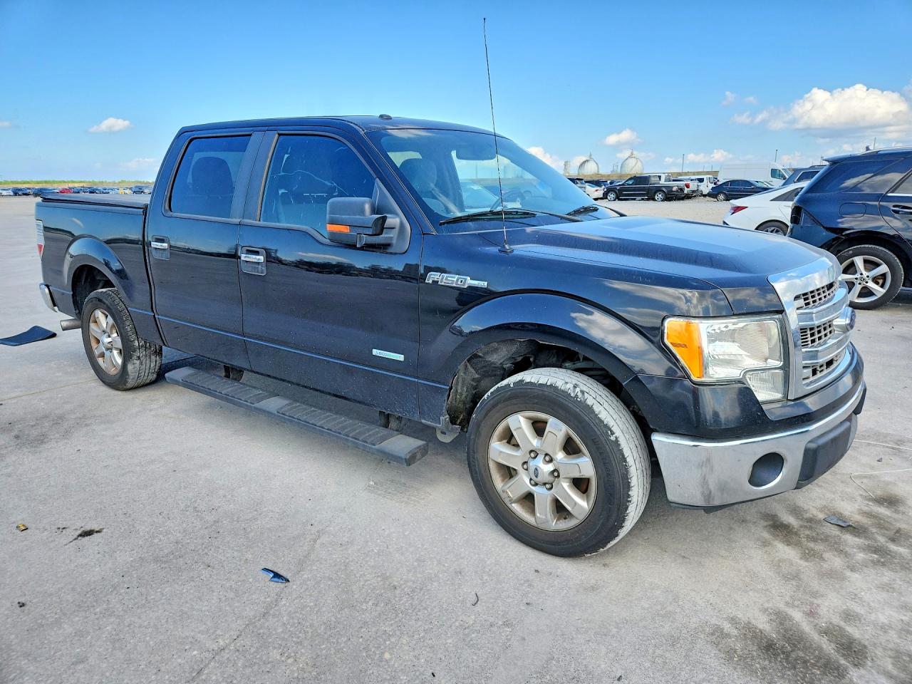 2013 Ford F150 Supercrew Black vin: 1FTFW1CTXDFB95676