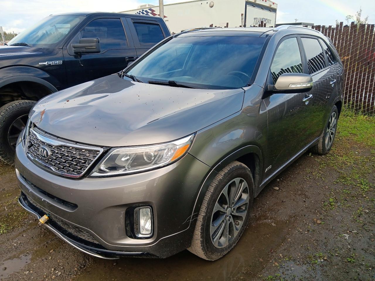 2014 Kia Sorento Sx Gray vin: 5XYKWDA70EG460724