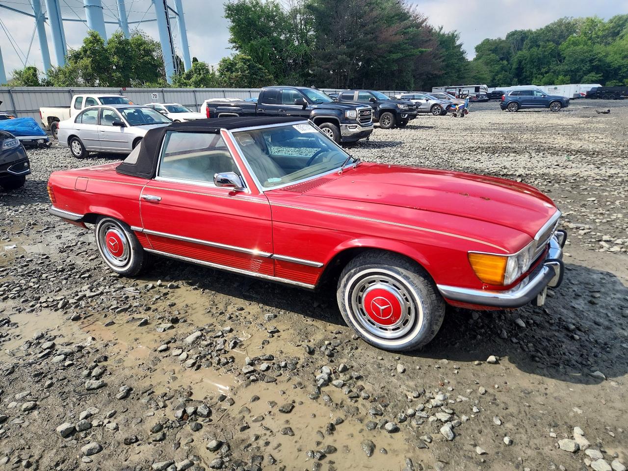 1972 Mercedes-benz 350sl Red vin: 10704412003659