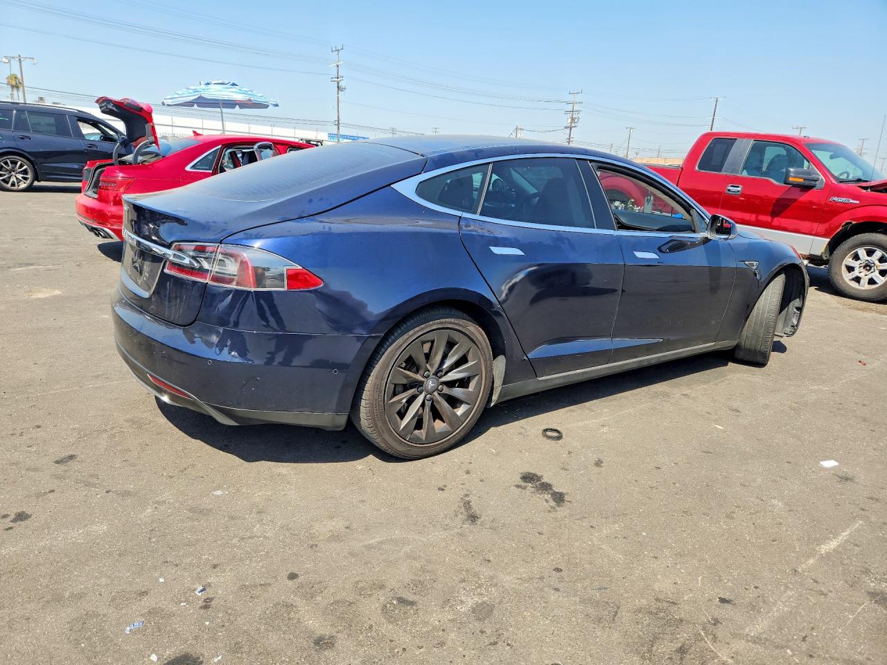 2014 Tesla Model S Black vin: 5YJSA1H19EFP52751