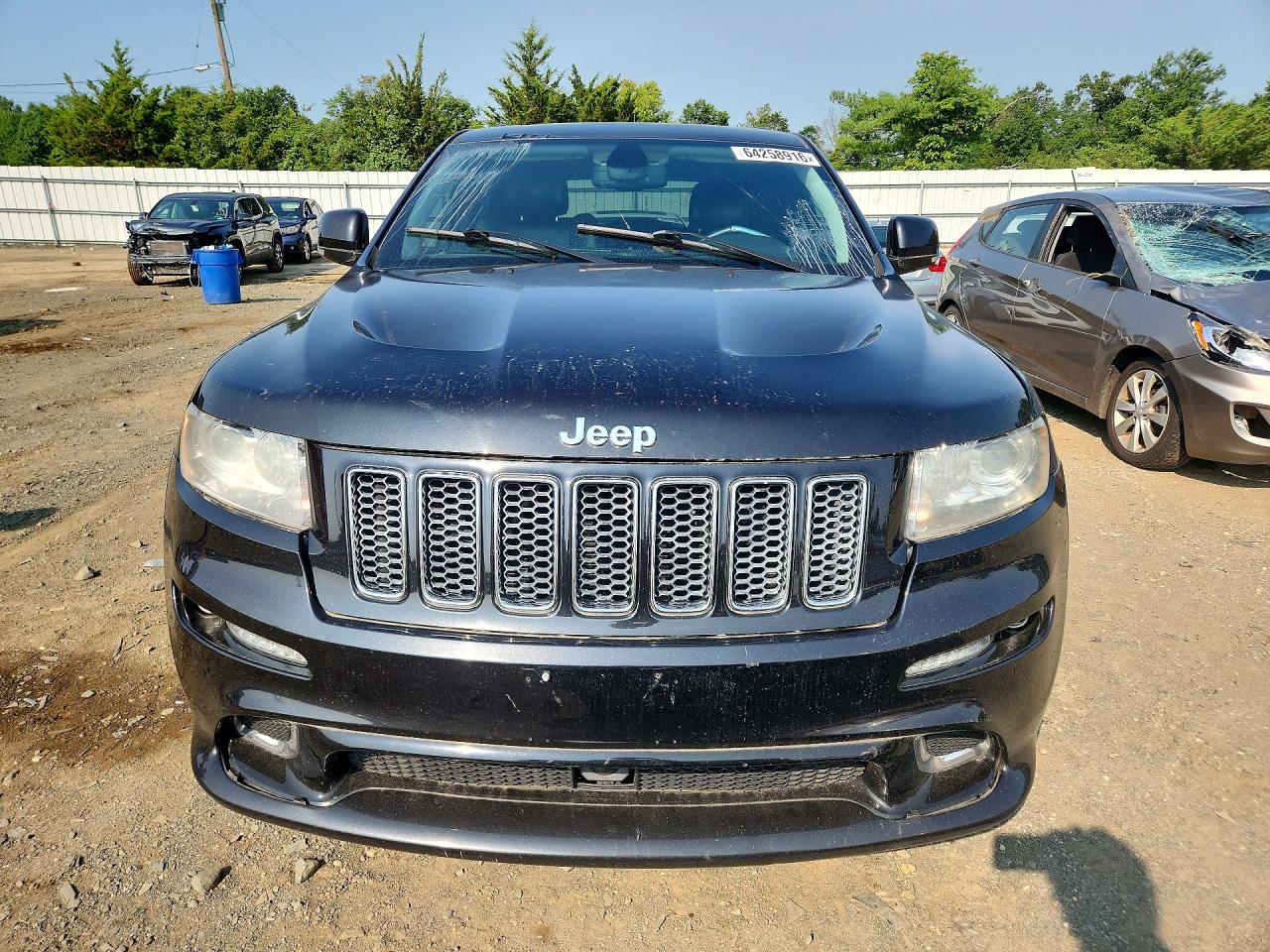 2012 Jeep Grand Cherokee Srt-8 Черный vin: 1C4RJFDJ4CC285136