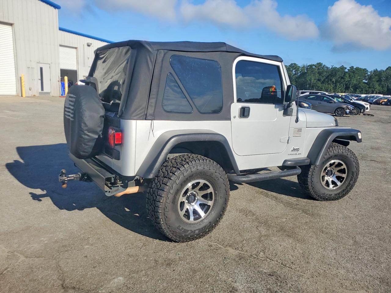2004 Jeep Wrangler X Silver vin: 1J4FA39S24P797436
