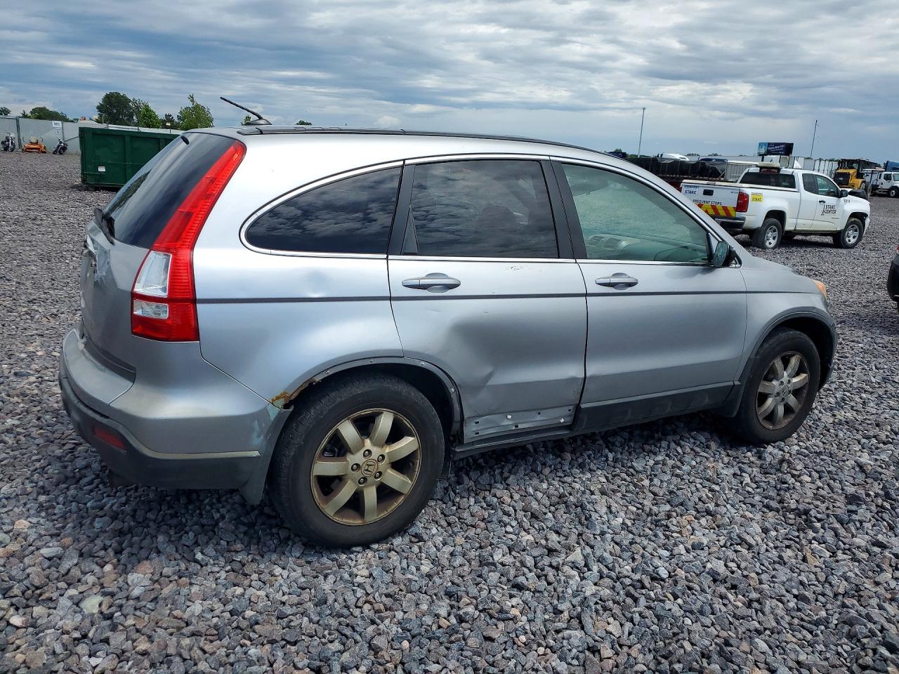 2007 Honda Cr-v Exl Silver vin: JHLRE48787C001054