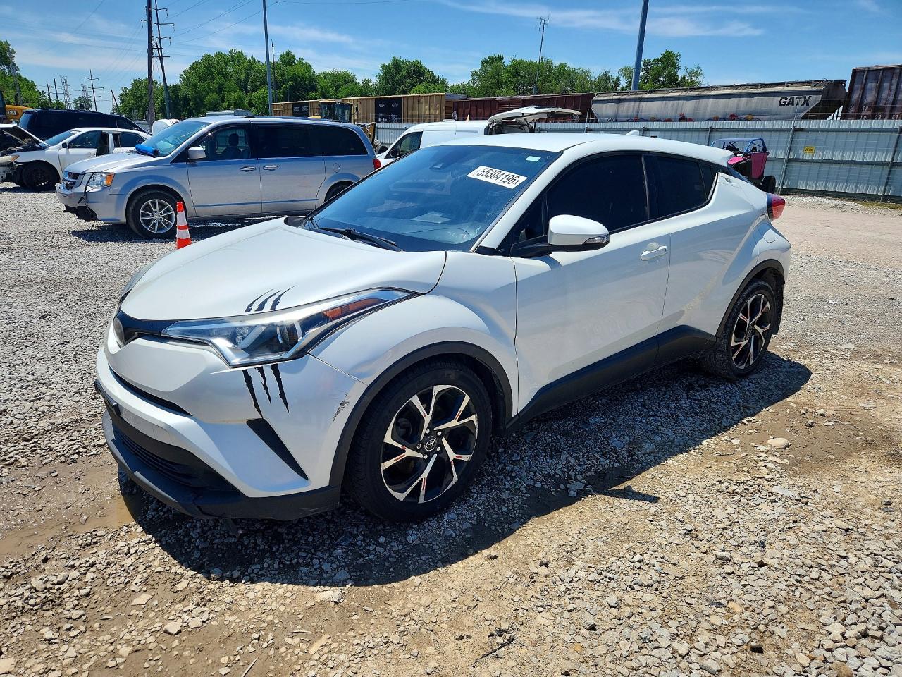 2018 Toyota C-hr Xle White vin: NMTKHMBX6JR027073