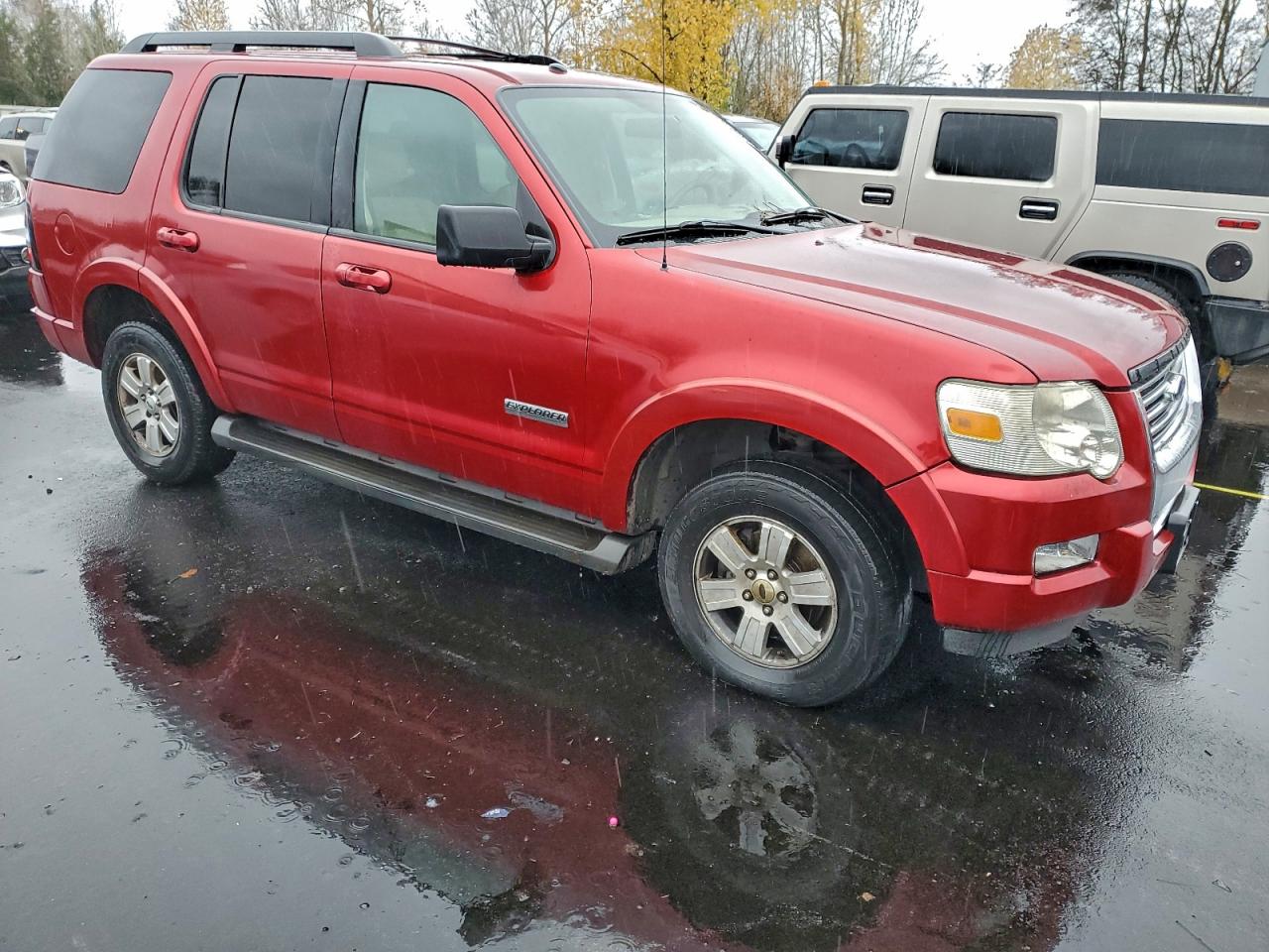 2008 Ford Explorer Xlt Red vin: 1FMEU73E58UA77165
