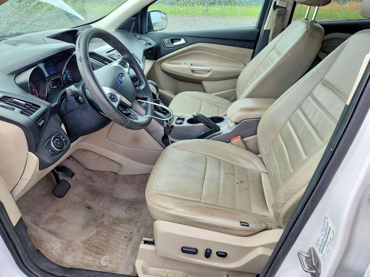 2014 Ford Escape Se Белый vin: 1FMCU0GX0EUC34820