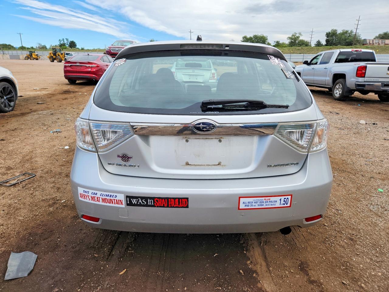 2009 Subaru Impreza 2.5i Silver vin: JF1GH61679H810775