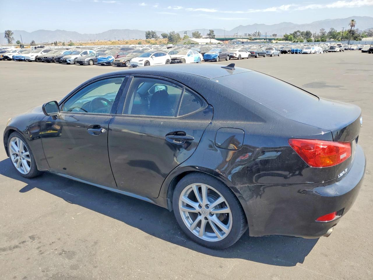 2007 Lexus Is 250 Base Black vin: JTHBK262X75047149