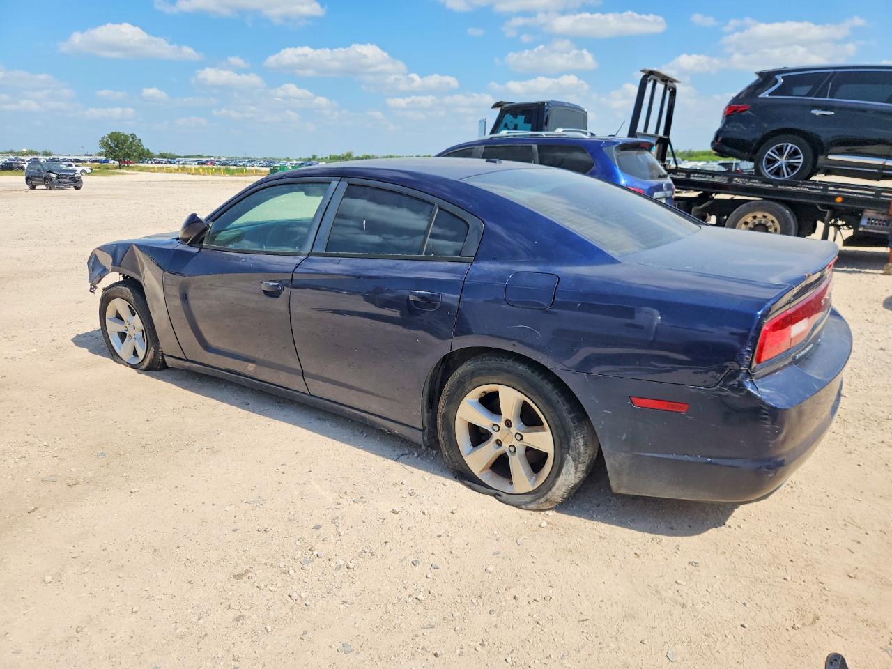 2014 Dodge Charger Se Blue vin: 2C3CDXBG4EH177405