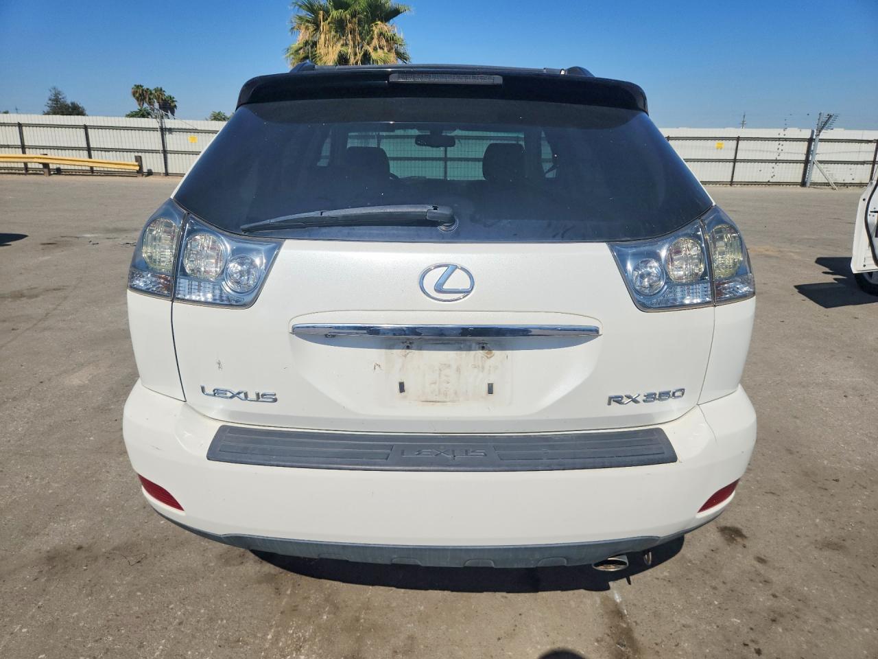 2008 Lexus Rx 350 White vin: 2T2GK31UX8C047884