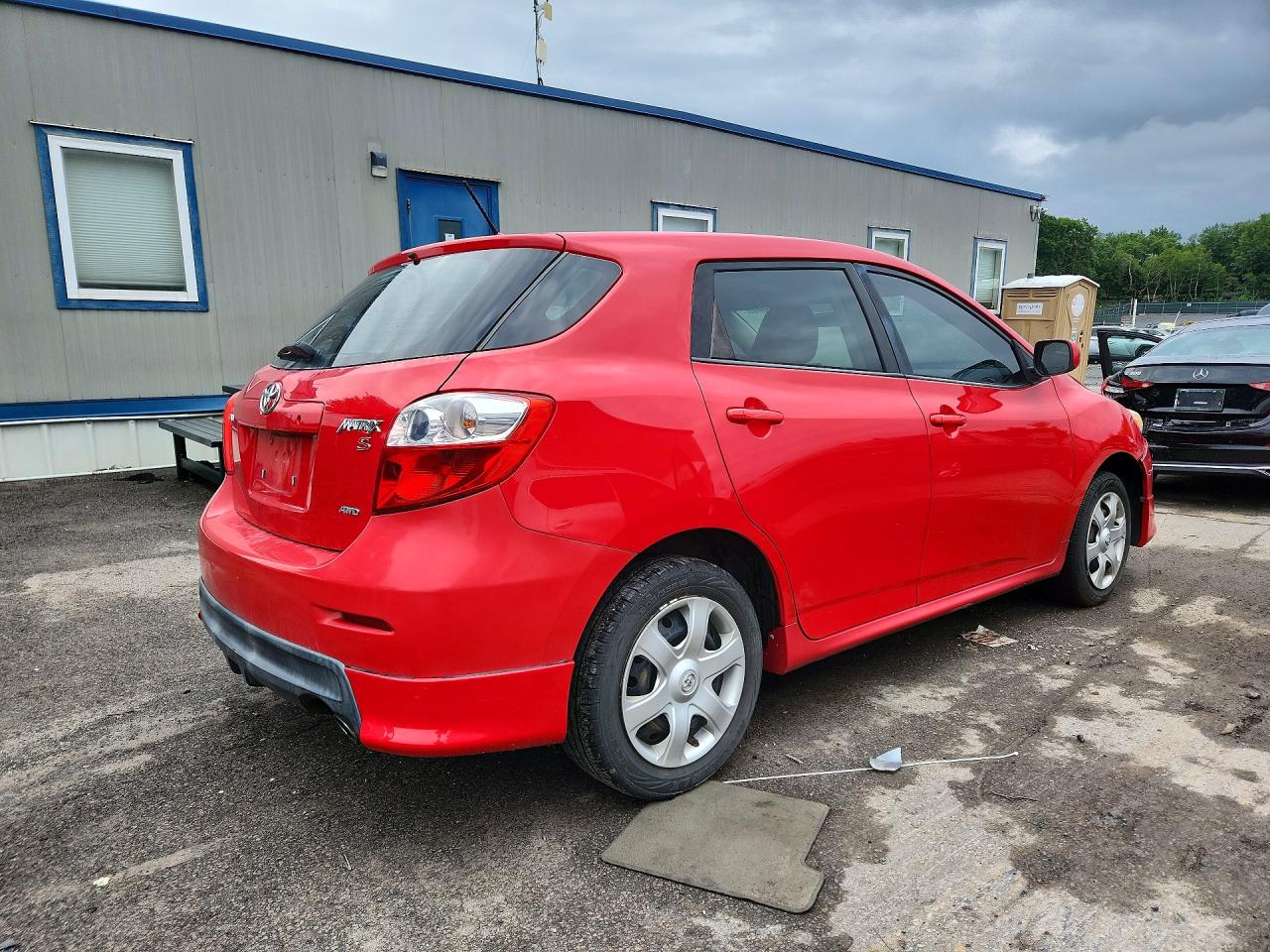 2010 Toyota Corolla Matrix S Red vin: 2T1LE4EE1AC017326