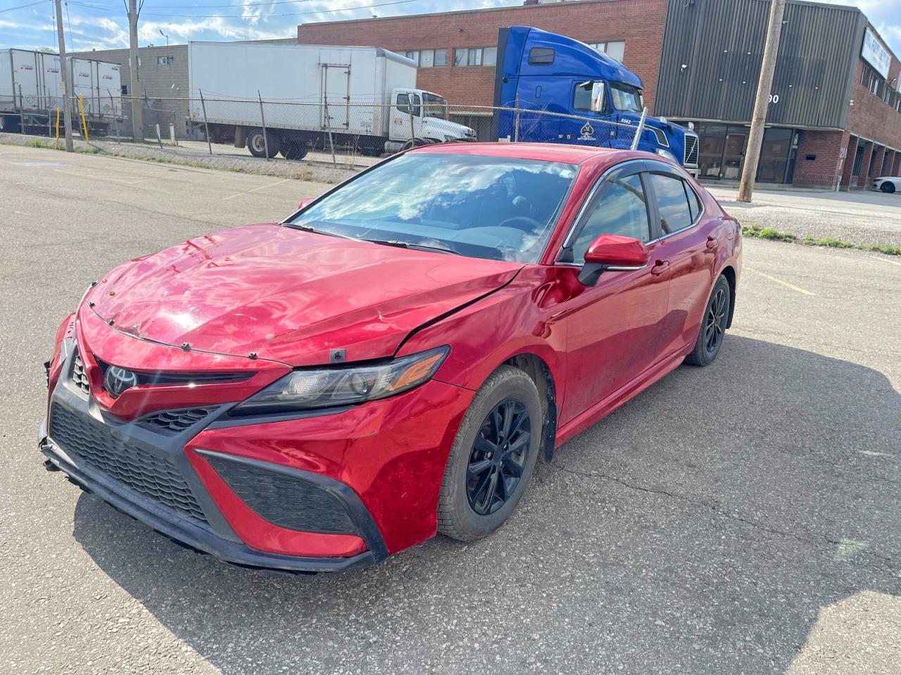 2022 Toyota Camry Se Красный vin: 4T1G11AK9NU040137