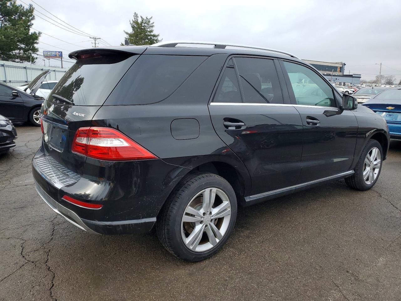 2014 Mercedes-benz Ml 350 4matic Black vin: 4JGDA5HB5EA290959