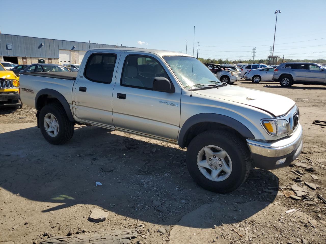 2004 Toyota Tacoma Double Cab Желто-коричневый vin: 5TEHN72N34Z442850